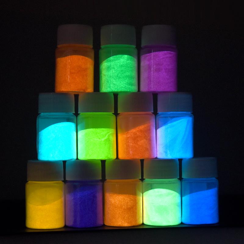 Resin Art Bottle - 20g/garrafa pó luminoso resina epóxi pigmento