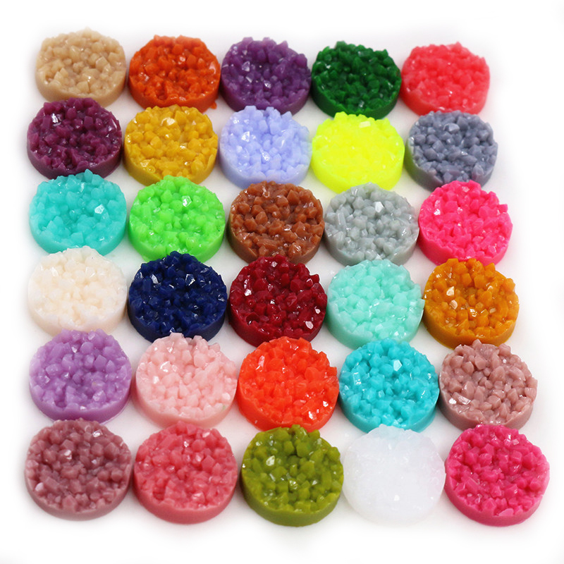 40 peças cabochões druzy de re - Resin Art Notes avaliação e preço