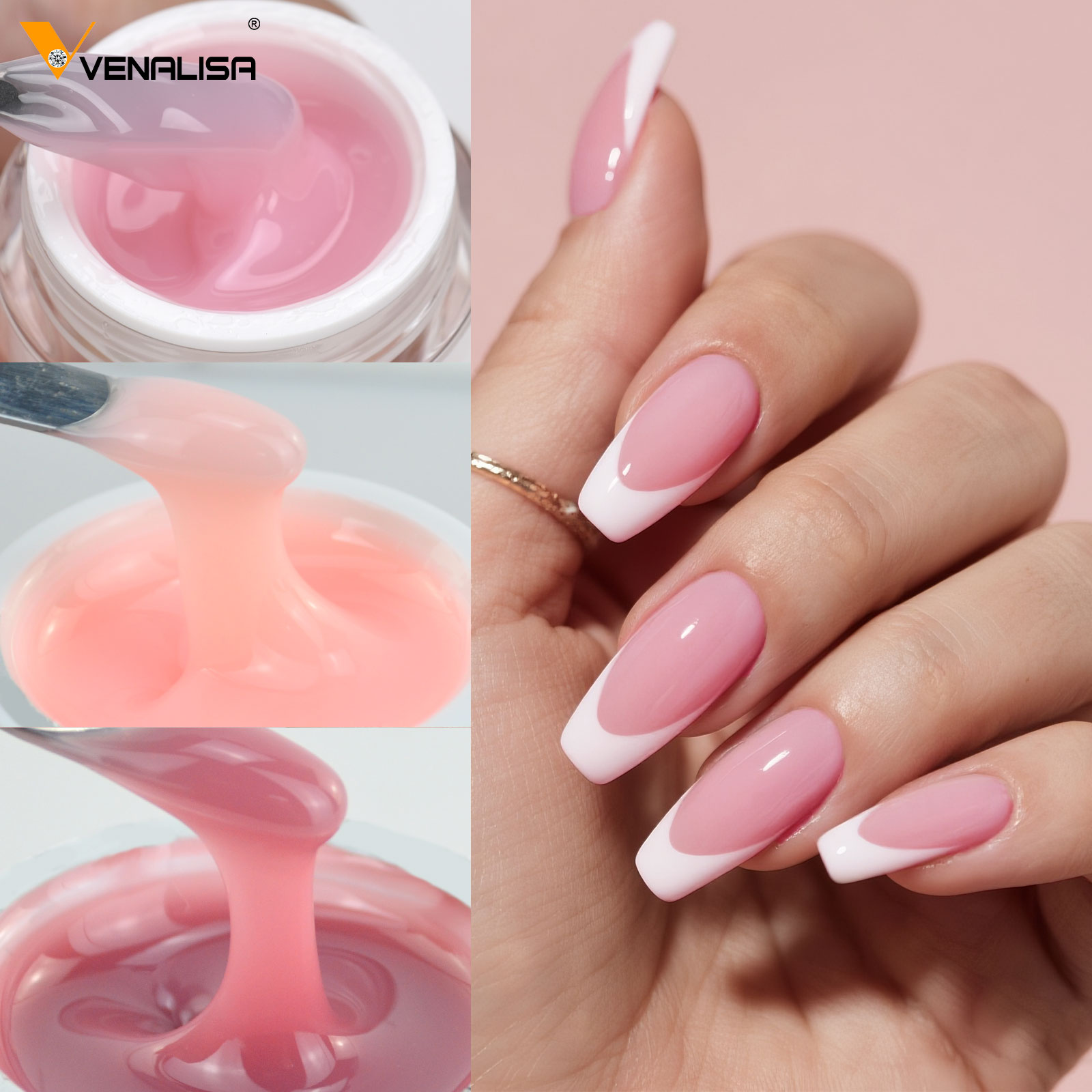 50ml vandalisa geléia rosa gel - Resin Art Training avaliação e preço