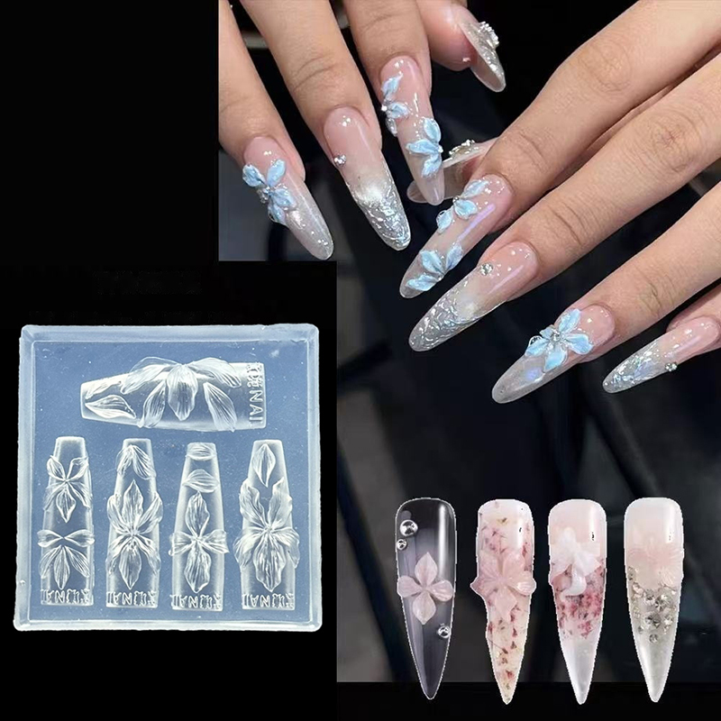 Molde de flores 3d para unhas, - Resin Art Templates Free avaliação e preço