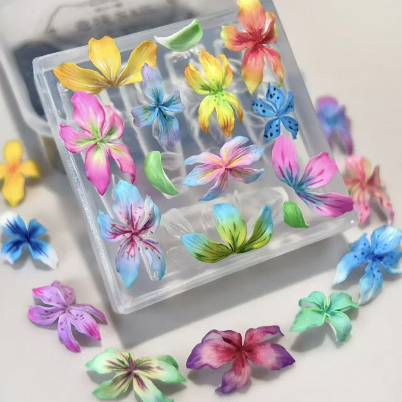 Z. Molde de Unhas 3D de Flores - Resin Art Templates Free avaliação e preço